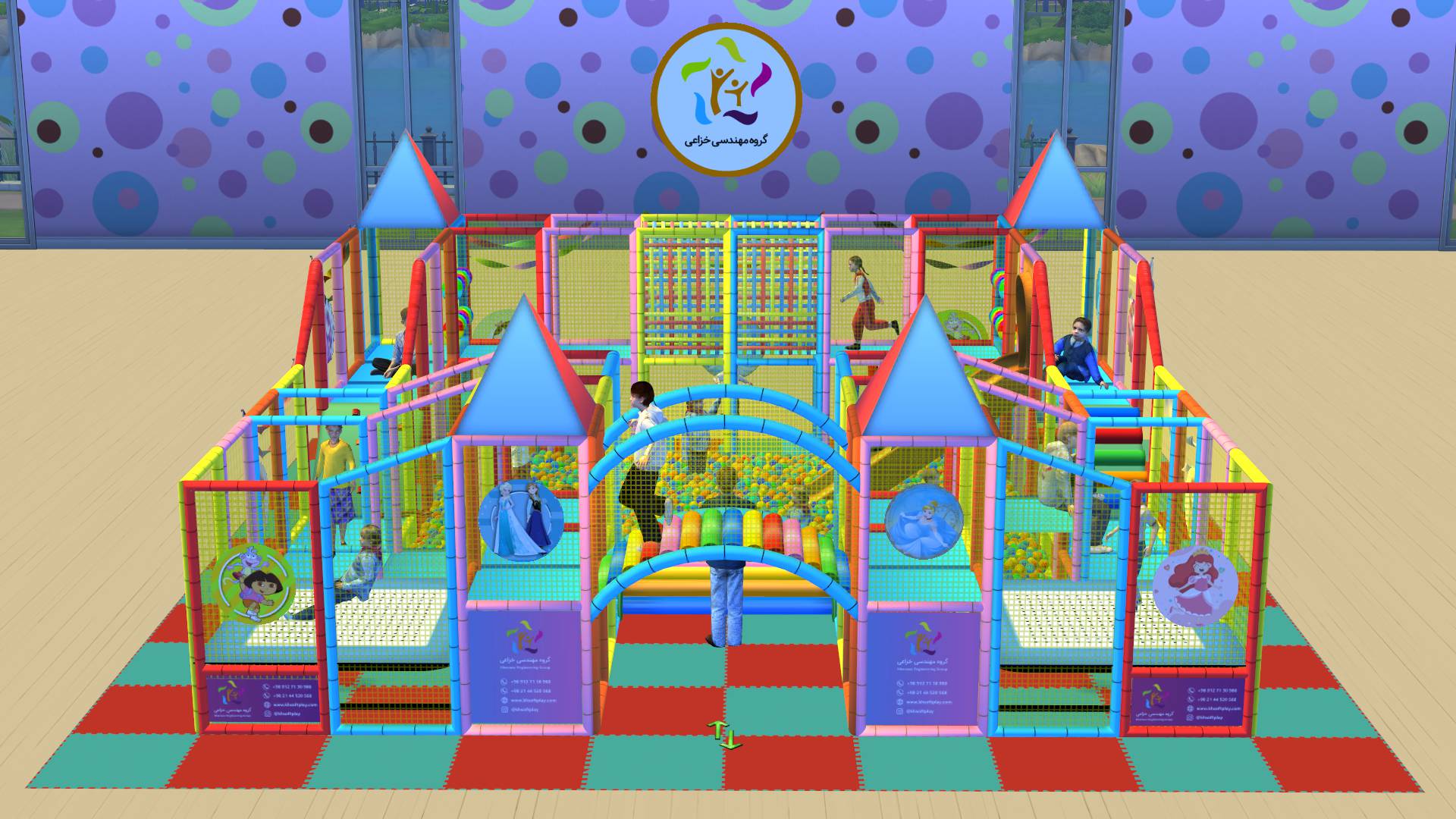 Soft Play EK808 - سافت پلی گراند Soft Play EK808 - سافت پلی گراند