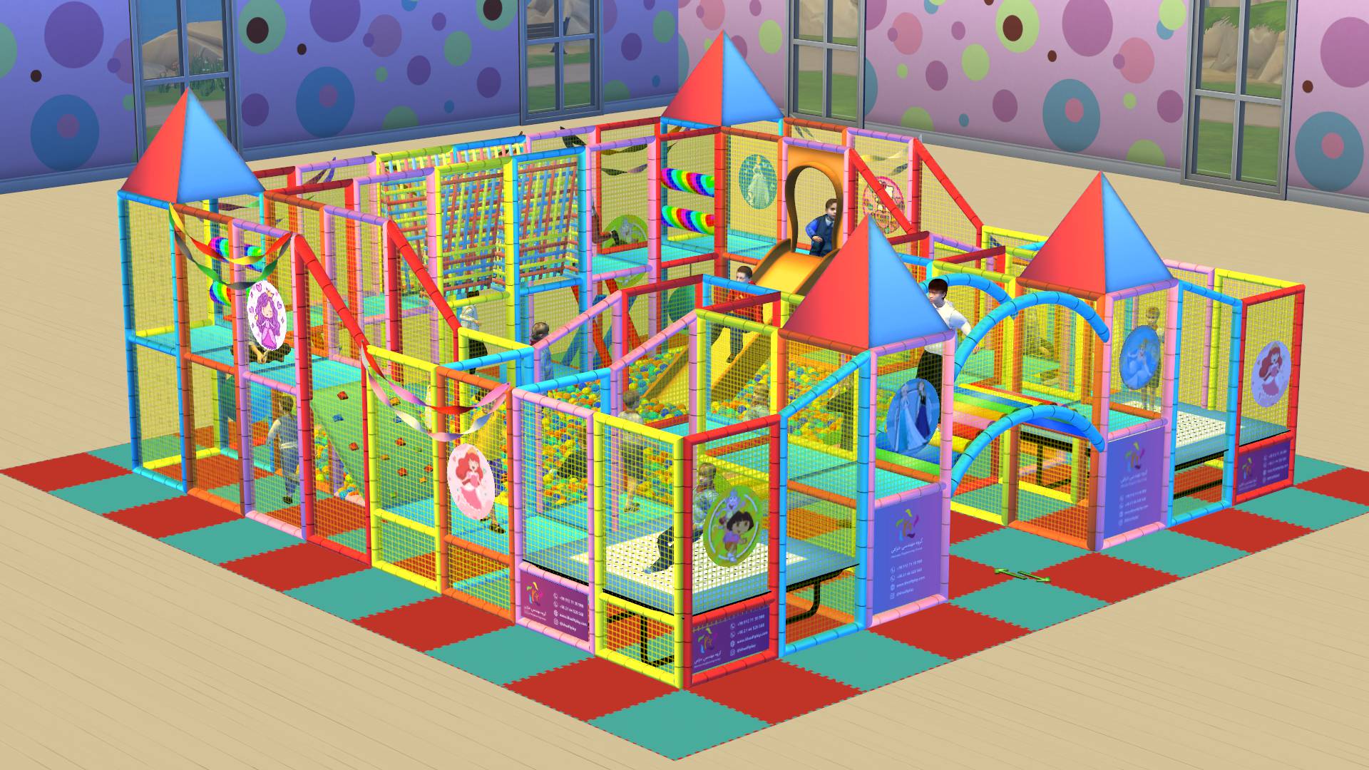 Soft Play EK808 - سافت پلی گراند Soft Play EK808 - سافت پلی گراند
