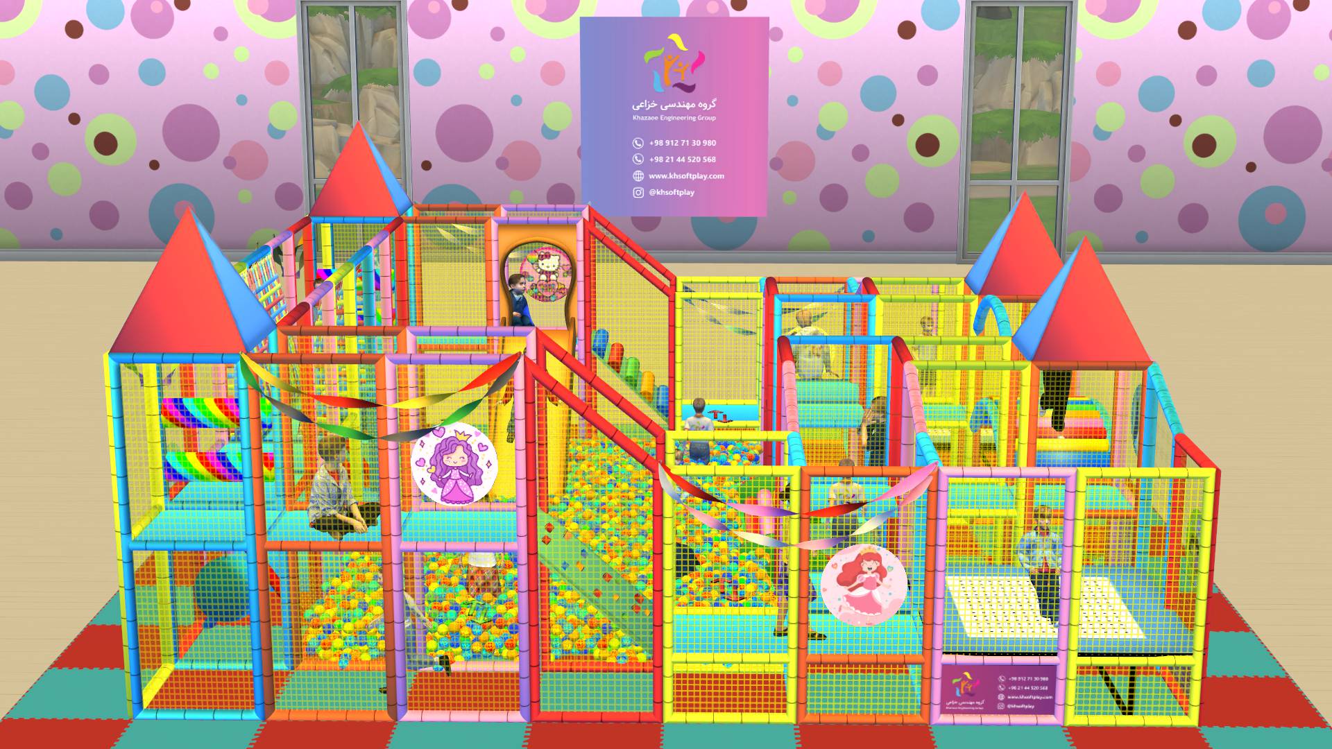Soft Play EK808 - سافت پلی گراند Soft Play EK808 - سافت پلی گراند