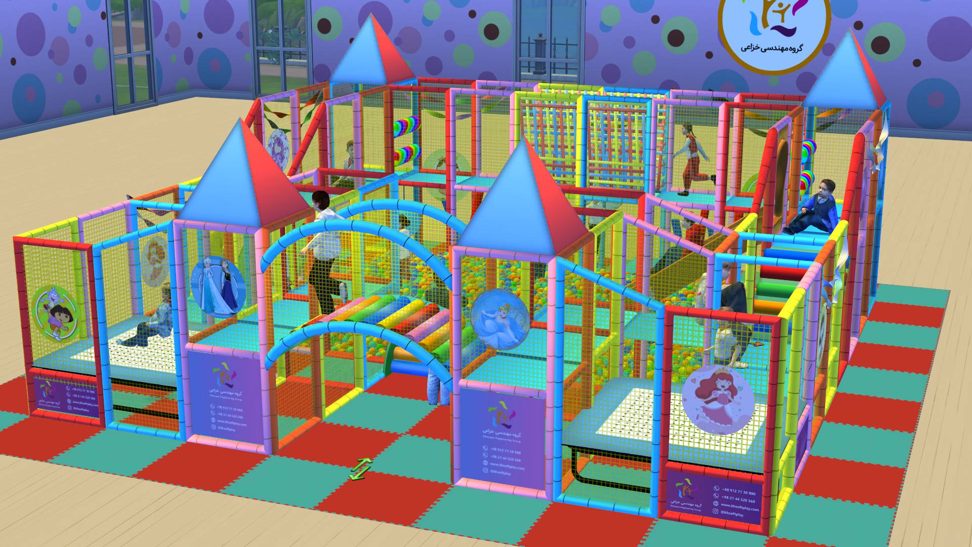 Soft Play EK808 - سافت پلی گراند Soft Play EK808 - سافت پلی گراند