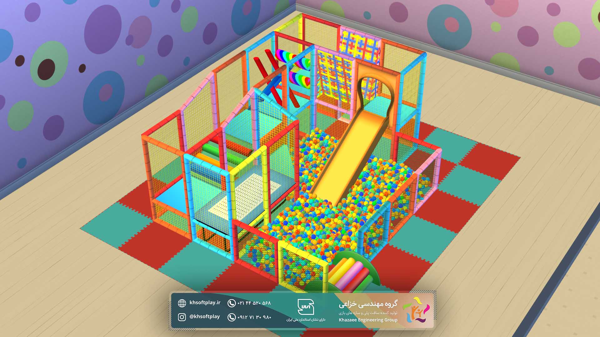 soft_play_indoor_playground_1 سافت پلی گراند مدل EK400