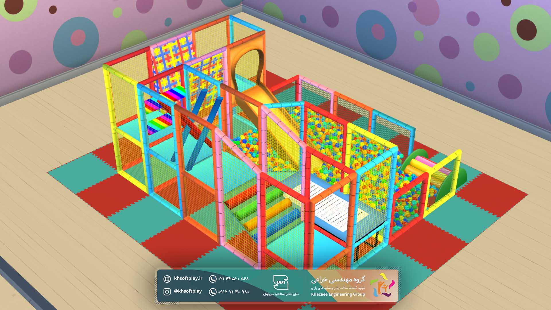 soft_play_indoor_playground_2 سافت پلی گراند مدل EK400