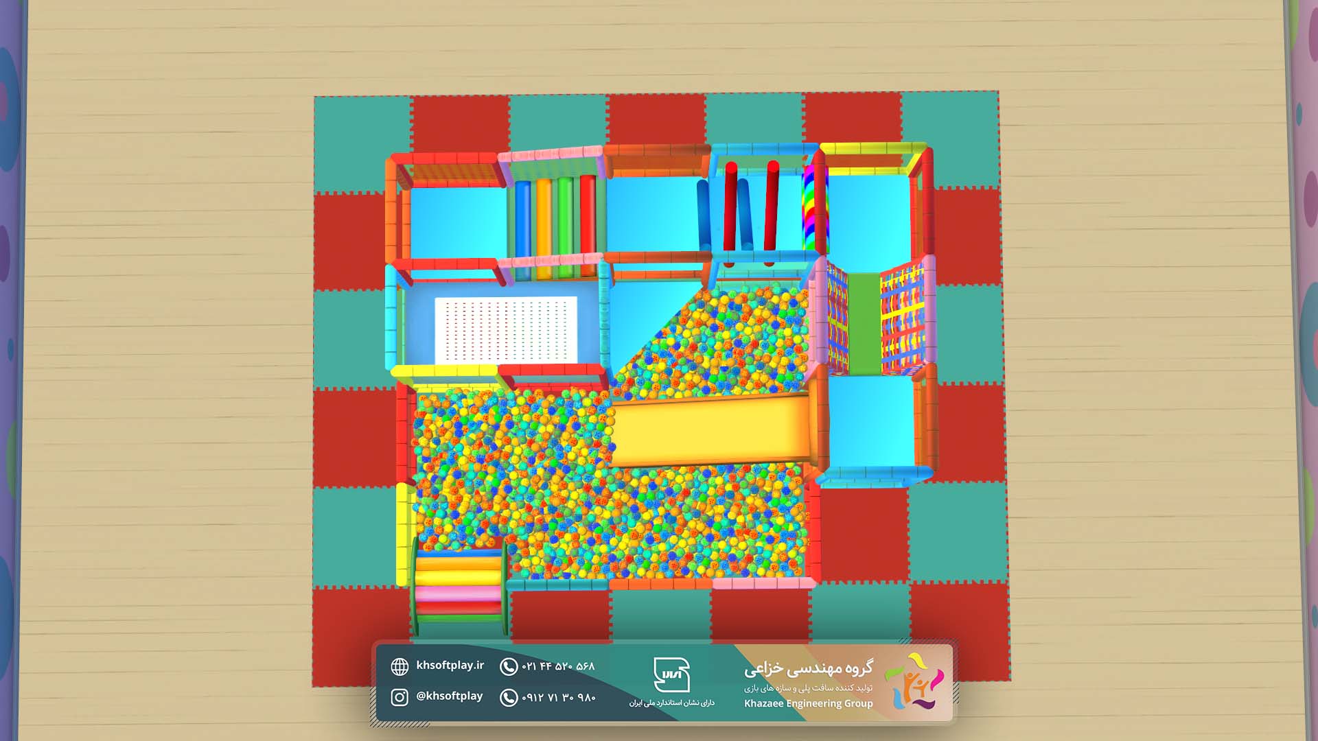 soft_play_indoor_playground_4 سافت پلی گراند مدل EK400