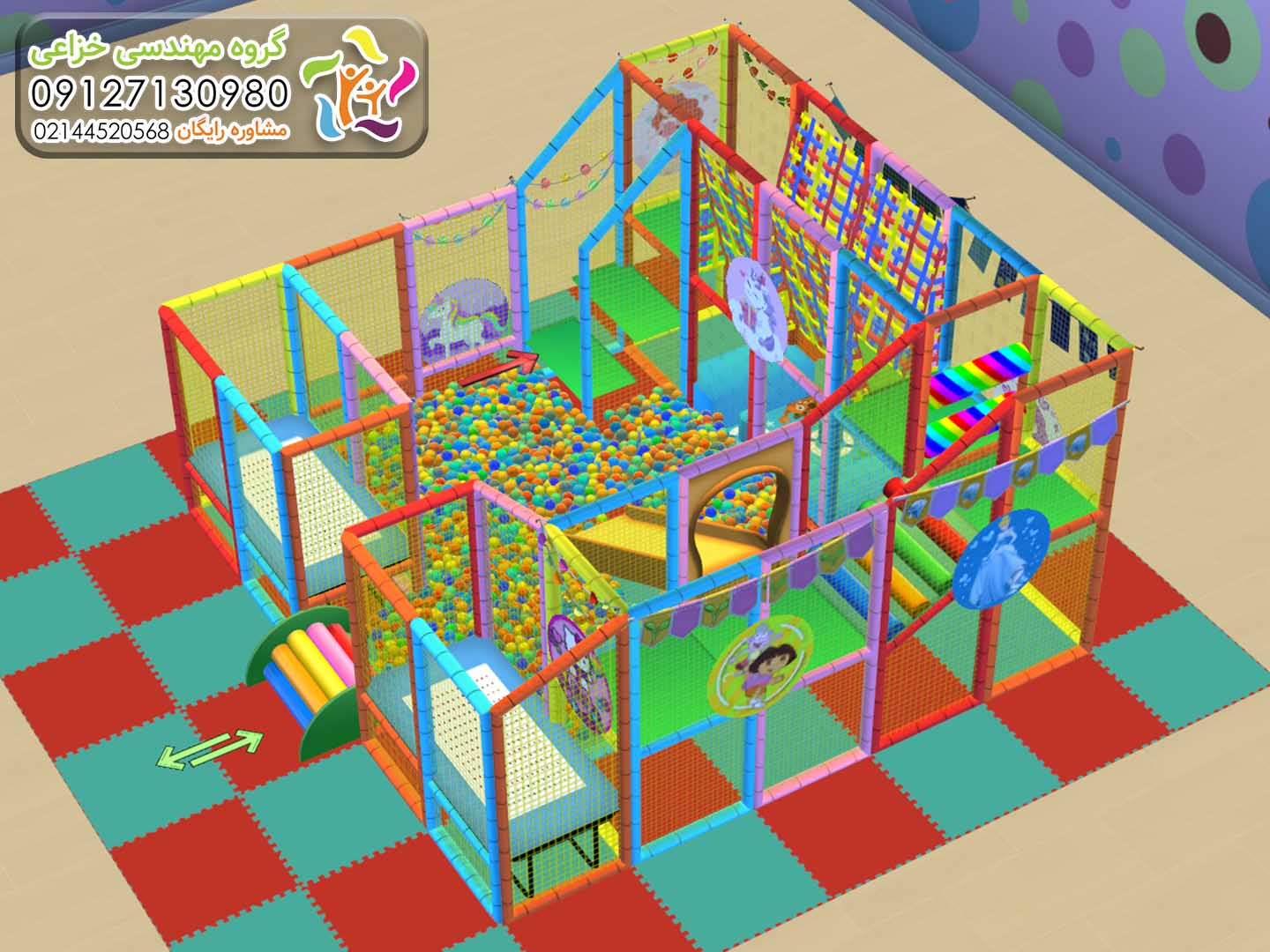 softplay_indoor_playground سافت پلی مدل EK502