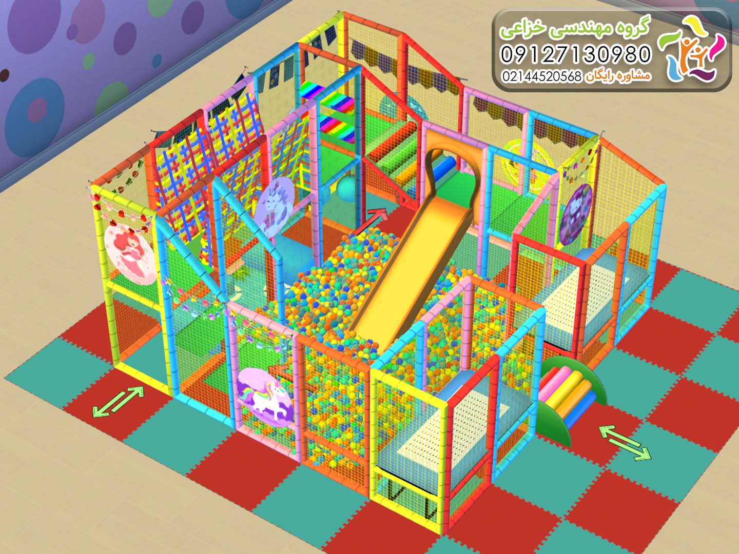 softplay_indoor_playground_ek502 سافت پلی مدل EK502