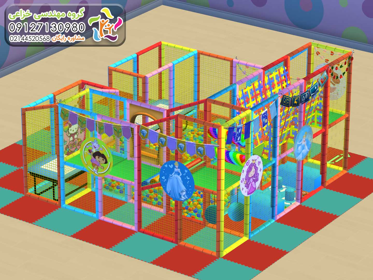 softplay_indoor_playground_ek502 سافت پلی مدل EK502