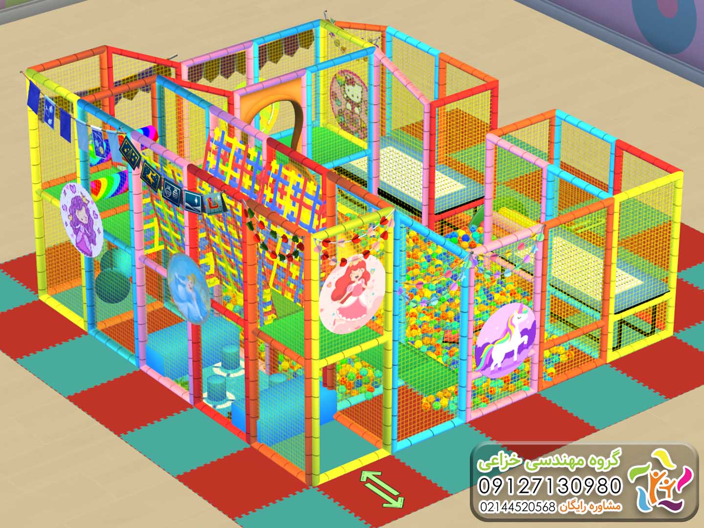 softplay_indoor_playground_ek502 سافت پلی مدل EK502