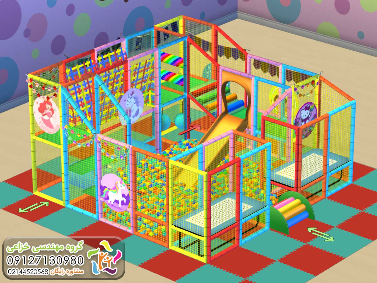 softplay_indoor_playground_ek502 سافت پلی مدل EK502