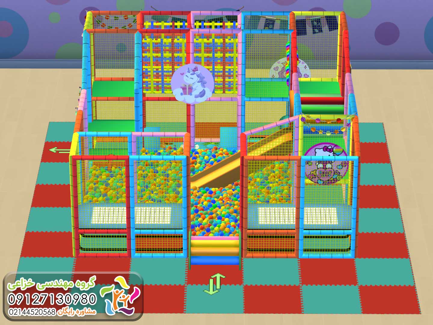 softplay_indoor_playground_ek502 سافت پلی مدل EK502
