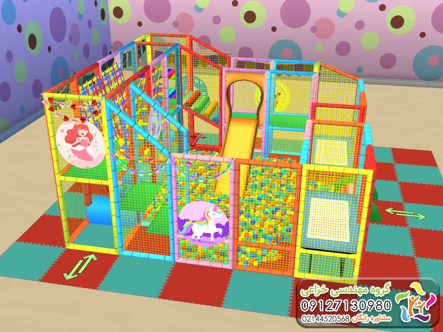 softplay_indoor_playground_ek502 سافت پلی مدل EK502