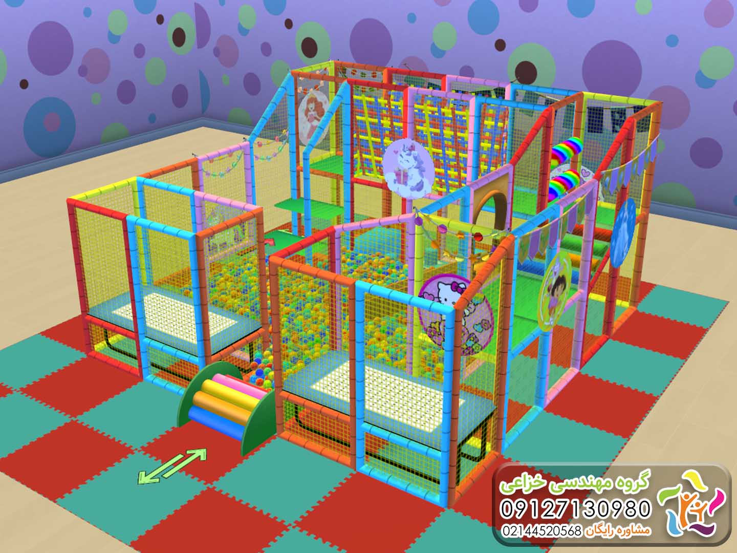 softplay_indoor_playground_ek502 سافت پلی مدل EK502